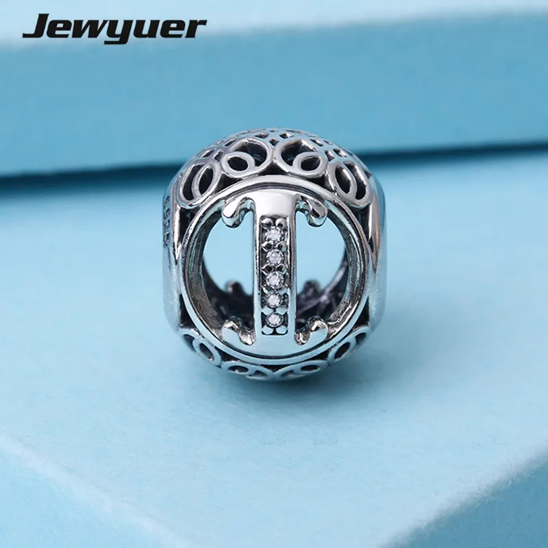 

Alphabet Letter collection "I" Charms 925 sterling silver fine jewelry fit beads bracelet necklace DIY for women Memnon LE16I