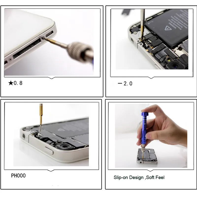 Профессиональная Разборка 5 в 1, Набор отверток для ремонта, набор инструментов, прецизионные винты для iPhone 6 5S для samsung Galaxy