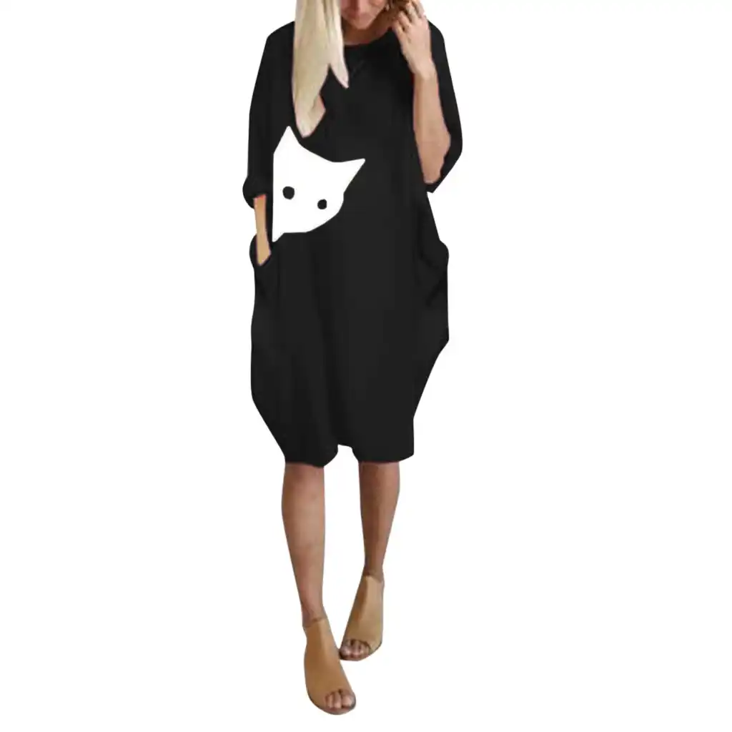 Long Sleeve Printed Mini Dress Shop, 58% OFF | campingcanyelles.com