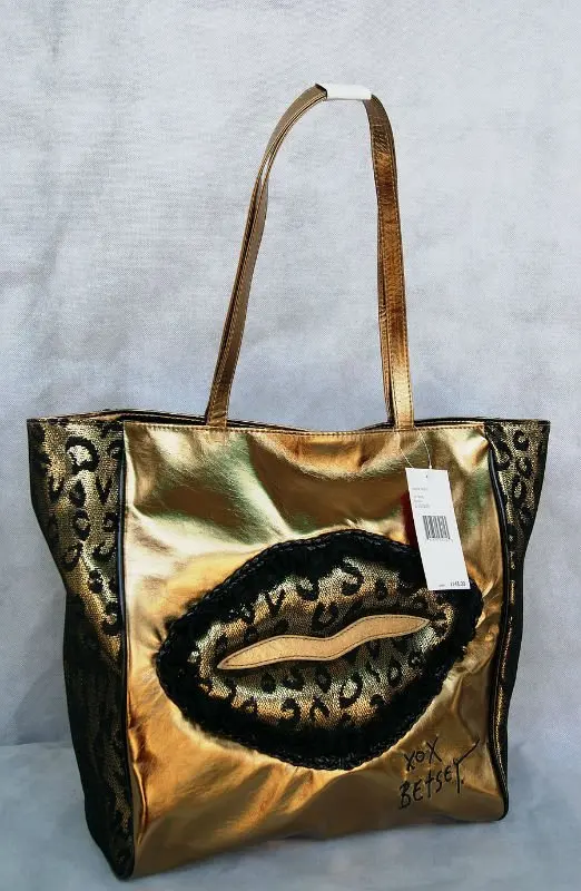 Leopard кружева мэй красный свет сумка Кружева губы сумка подлинные сумки бренда выдалбливают - Цвет: Золотой