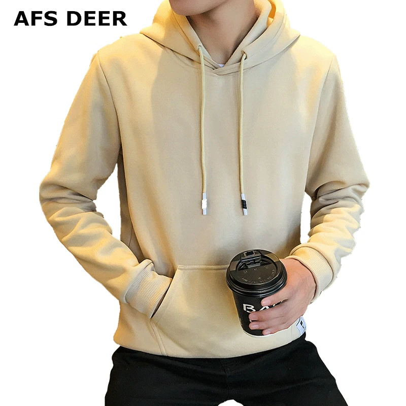 2017 Men's Sweatshirt Hoodies New brand Hoodie Streetwear Hip Hop Black gray pink Hooded Hoody Mens Hoodies and Sweatshirts
