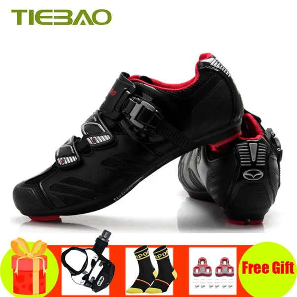 Pedals for 1407 B Tiebao pro велосипедная обувь для шоссейных мужчин и женщин, самозакрывающаяся обувь для езды на велосипеде, bicicletas superstar, спортивные велосипедные кроссовки - Цвет: Pedals for 1407 B