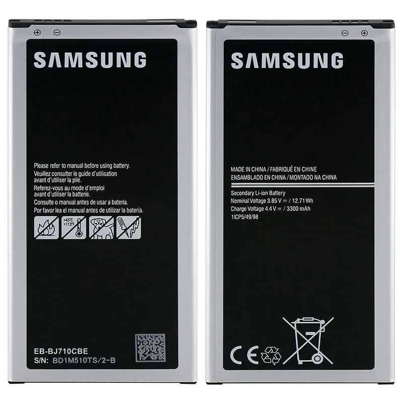 samsung Galaxy J7( Edition) аккумулятор для J710 J710F J710FN J710M J710H J7() DUOS EB-BJ710CBC 3300 mAh без NFC