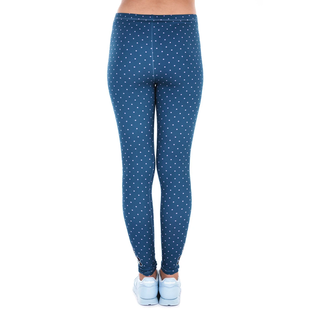 Женские леггинсы с принтом в горошек высокой талией|legging high|pant leggingdot leggings |