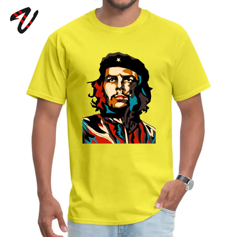 Che Guevara Summer/Autumn 100% Cotton O-Neck T Shirt Short Sleeve Classic T-Shirt 2018 New Summer T-shirts Free Shipping Che Guevara -12592 yellow
