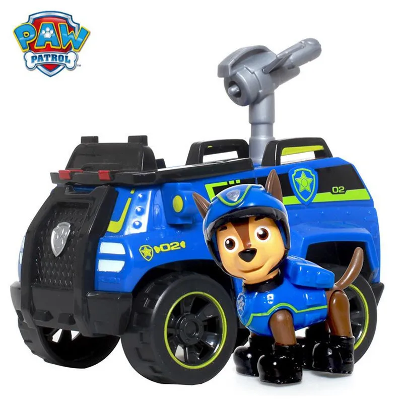 

Genuine Paw Patrol dog Marshall fire fighting Truck Dogs Brinquedos Dolls Dog puppy patrol action figure kids Gift Juguetes toy
