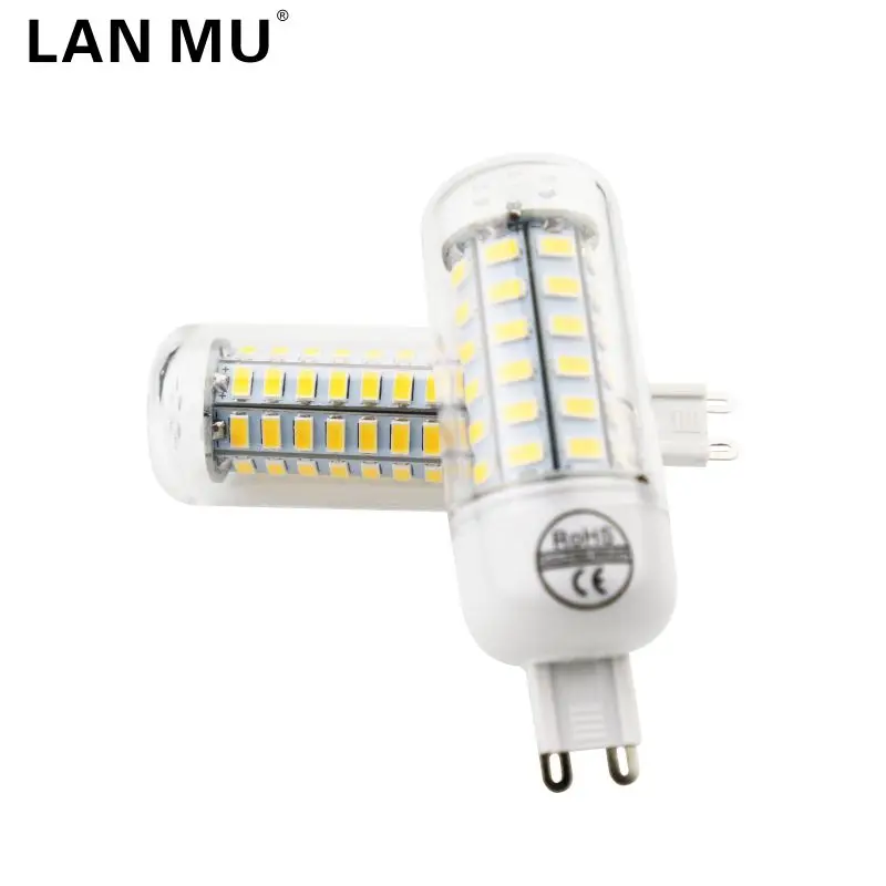 LATTUSO G9 SMD 5730 Lamparas Светодиодная лампа 220v 24 36 48 56 69 72 светодиодный s ампулы светодиодный энергосберегающие лампы заменить лампы Эдисона Lampen