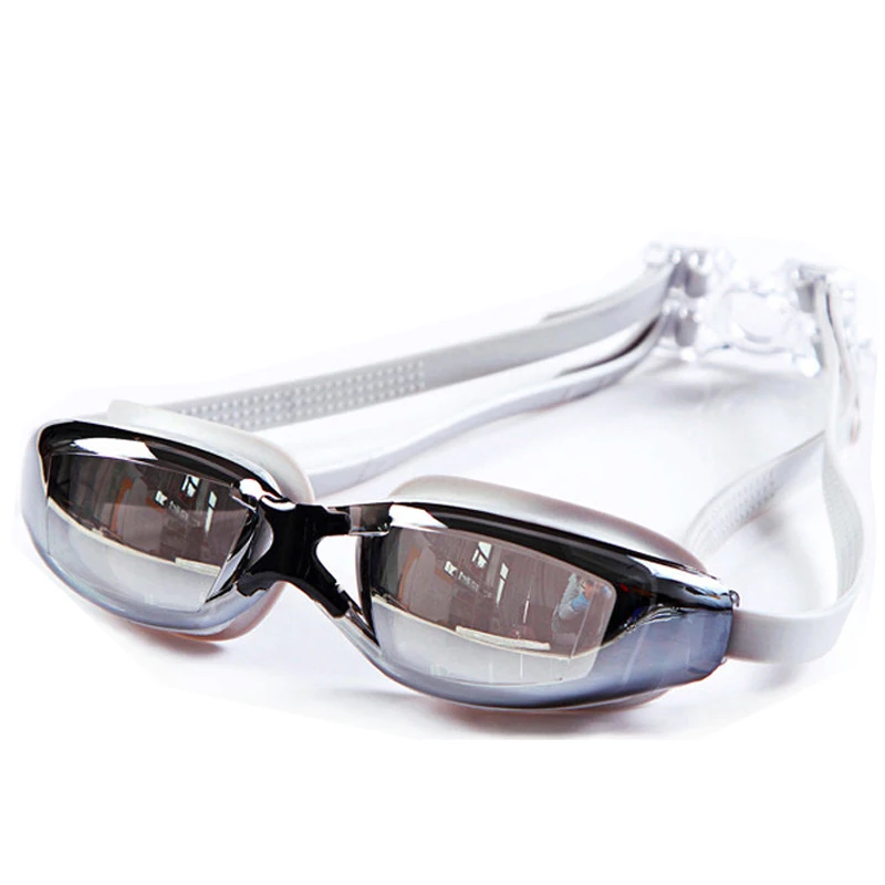 MAXJULI Профессиональные противотуманные очки для плавания с покрытием очки для плавания мужские очки natacion Armacao De Oculos De Grau Masculino 9011A