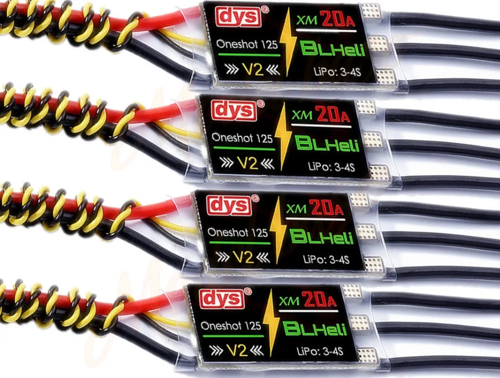 DYS XM Seris XM20A BLHeli mini 20A ESC V1 For High KV Power Electronic Speed Con