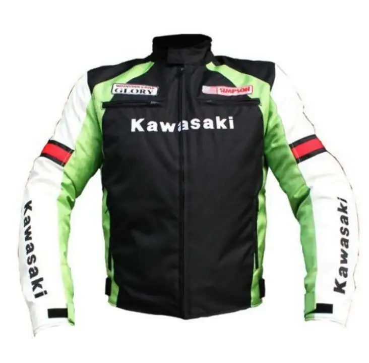 Защитный жилет куртка крест Мотоцикл Kawasaki мотогонок человек летняя зимняя куртка