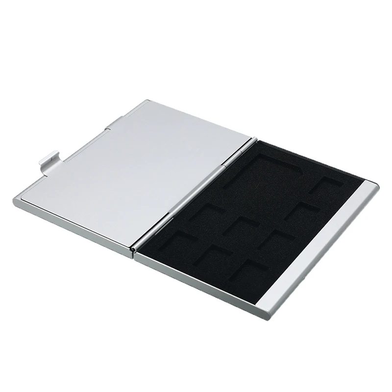 

New Metal Aluminum Micro SD TF MMC Memory Card Storage Box Protecter Case Holder