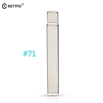 

KEYYOU High Quality Remote Folding Flip KD Blade 71# HU100 Blank Uncut KEYDIY Universal For Opel For Buick For Chevrolet