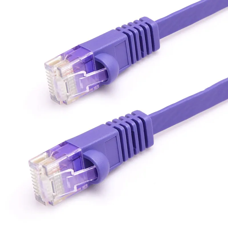 10 шт. до 1000 Мбит/с 1 метр Ethernet кабель RJ45 Cat6 Lan UTP RJ 45 сетевой для Xiaomi TV PS4 фиолетовый