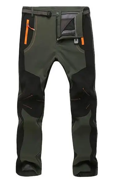 Invierno Pantalon de Randonnee Homme impermeable Softshell montaña senderismo pesca de secado rápido al aire libre senderismo pantalón