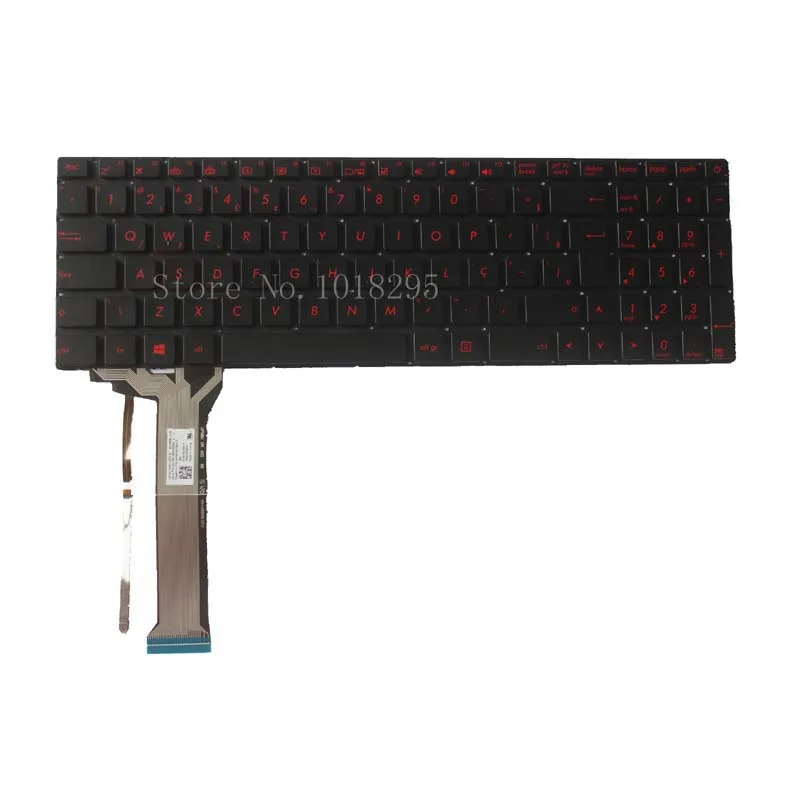 

Brazil FOR ASUS GL552 GL552J GL552JX GL552V GL552VL GL552VW N552VW N552VX G771JM G771JW BR backlit black laptop keyboard