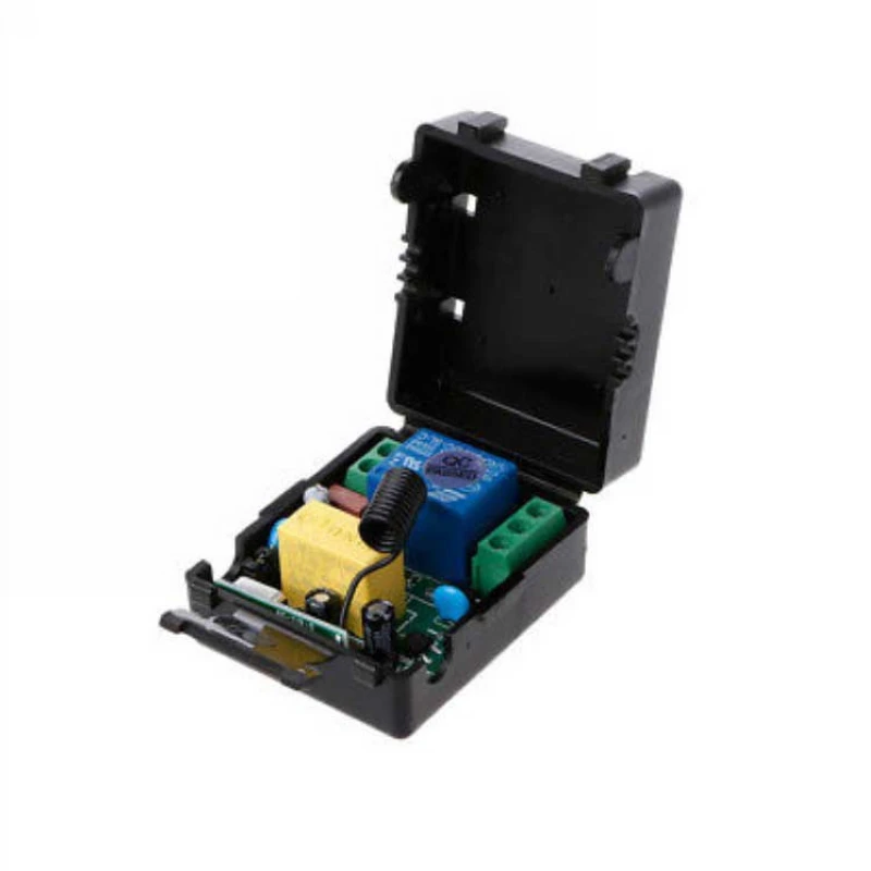 Mayitr DC 12V 1CH Wireless Remote Control Switch Receiver Module With 433MHz Remote Control Transmitter 2 Buttons High Quality