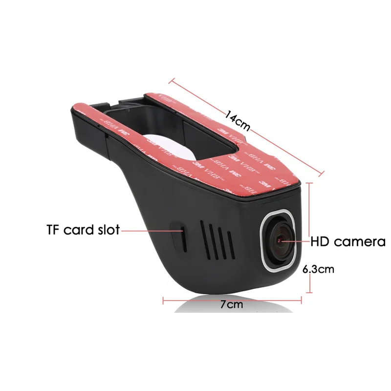 Novatek 96655 IMX 323 Full HD 1080P скрытый Автомобильный видеорегистратор WIFI Даш камера