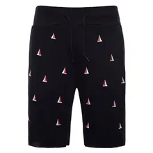 Летние шорты мужские повседневные однотонные короткие брюки 70% хлопок Jogger спортивные брюки