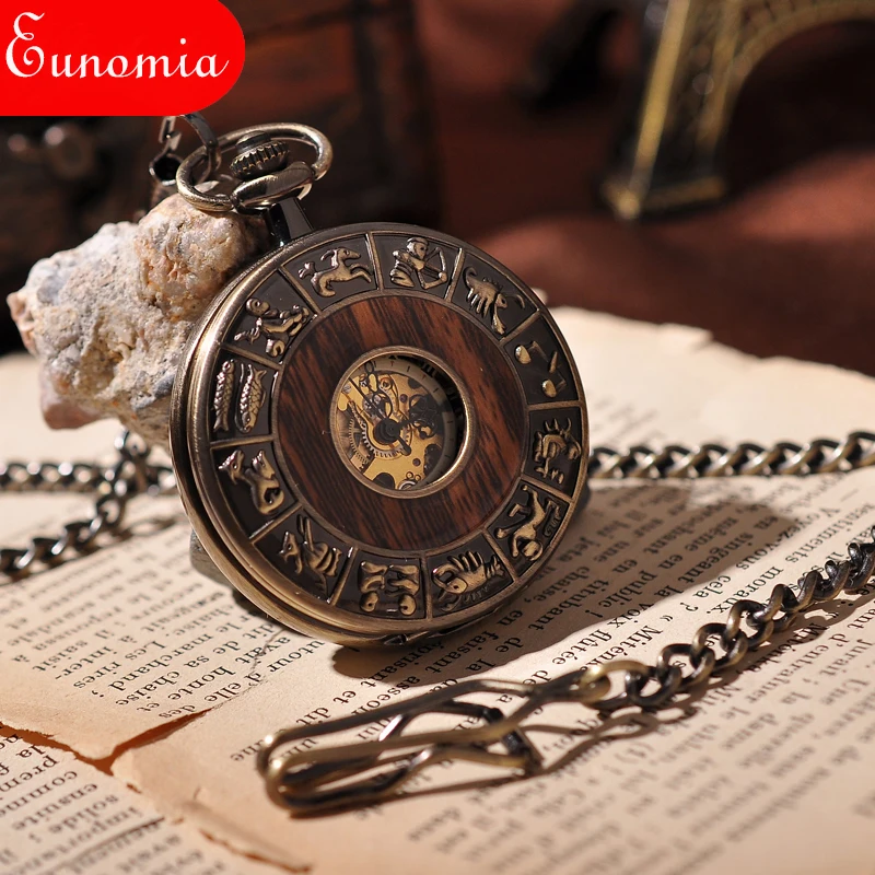 Ancient Legended Constellation Pendant Carved Men Pocket Watch Cool 