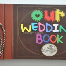 Фотоальбом наша Свадебная книга и книга приключений свободный блокнот со съемными листами фотоальбом лучший подарок для влюбленных и свадьбы