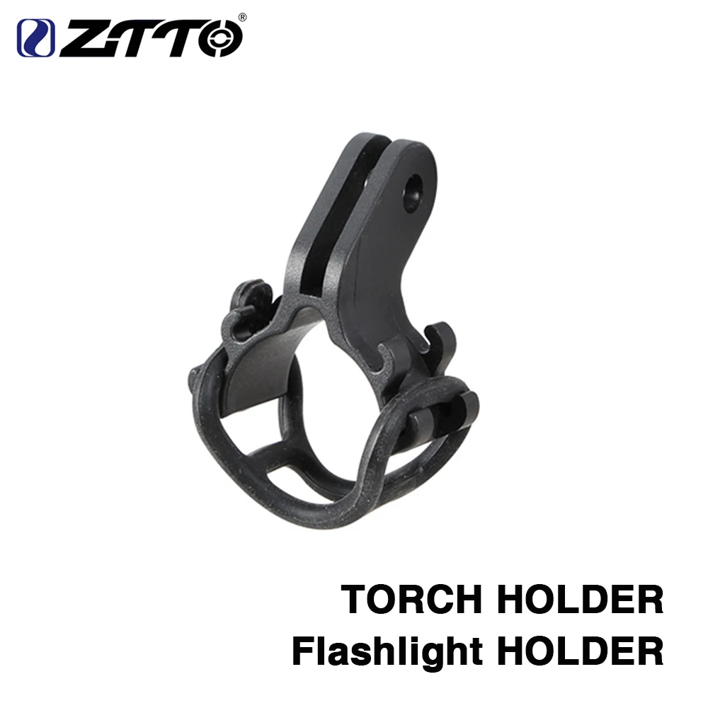 Best ZTTO Fietslicht TORCH Houder Zaklamp Beugel voor Racefiets MTB fietsonderdelen aangepast voor Gopro mount 0