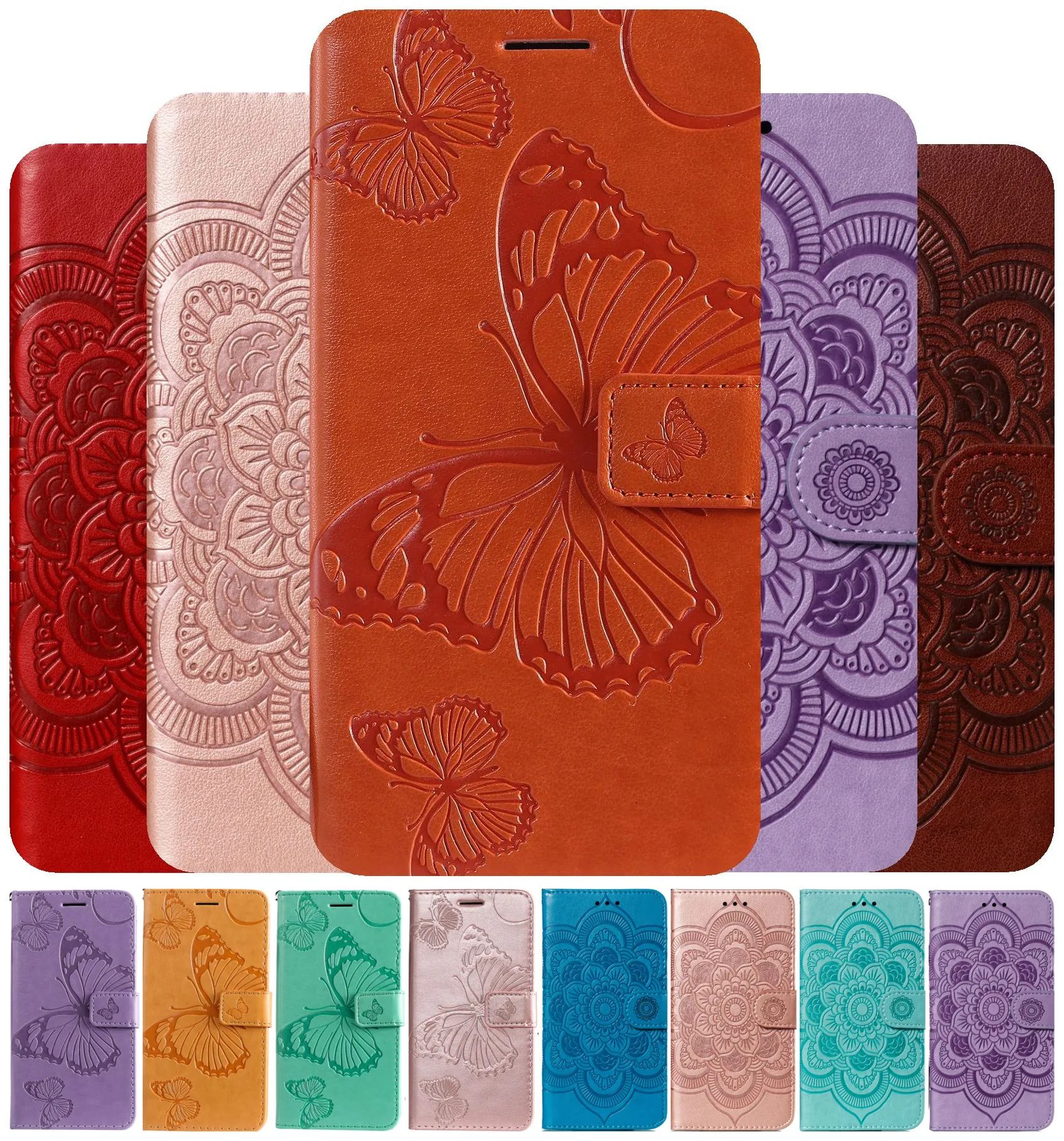 

Lady Book Frame For Huawei Mate 20 Pro P30 Lite Nova 3i 4 Honor V20 10 Lite 8X 8C Leather Phone Case Brand New Stand Cover DP06F