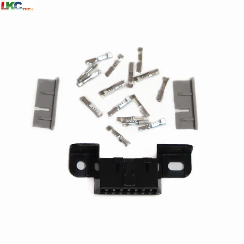 

Promotional Normal OBD2 16 Pin Female connector with OBD2 OBD 2 16Pin Adapter Female Wire Sockets Connector