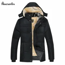 Зимнее мужское кашемировое хлопковое пальто, Толстое Зимнее пальто, Мужская зимняя верхняя одежда, теплая пуховая свободная хлопковая парка D48