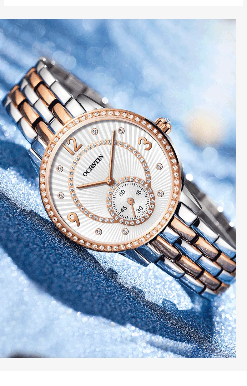 OCHSTIN Роскошные Брендовые женские часы простые женские кварцевые часы водонепроницаемые наручные женские модные повседневные часы reloj mujer