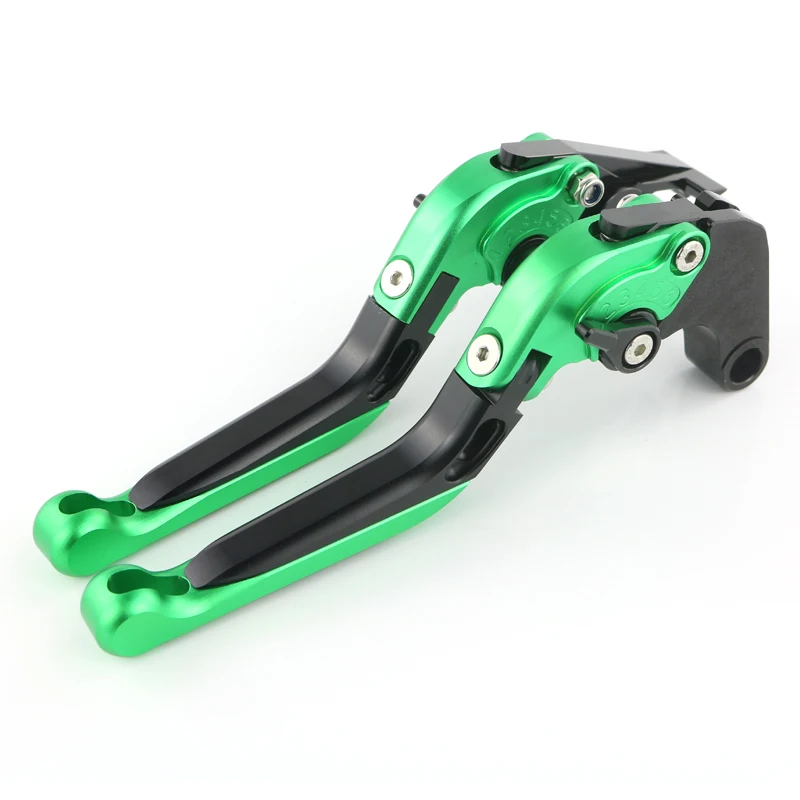 Для Yamaha YZF-R1 R1 2009 2010 2011 рычаг сцепления для мотоцикла тормозные рычаги CNC Складной Выдвижной регулируемый алюминиевый сплав - Цвет: Black and Green