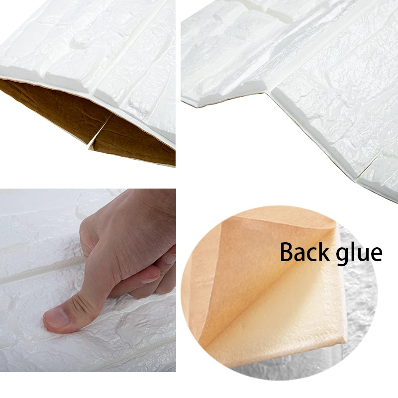 60*60 см 3D кирпичная стена наклейки для гостиной DIY PE пена панели обоев декорация