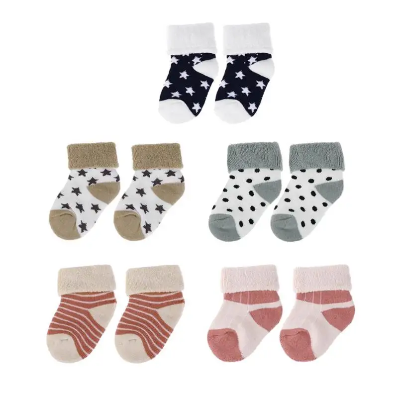 

1 pair 0-3Y Cotton Baby Socks Autumn Thicken Warm Winter Baby Socks Newborn Kids Cotton Loop Pile Cute Thicken Floor Socks
