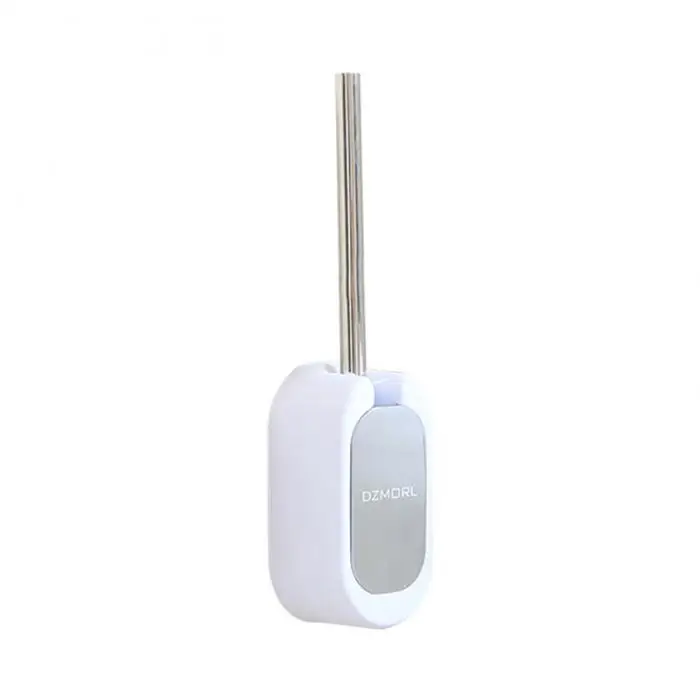 Wall-mounted Toilet Cleaning Brush Handle Base Holder Set For Hotel Home Bathroom-Drop