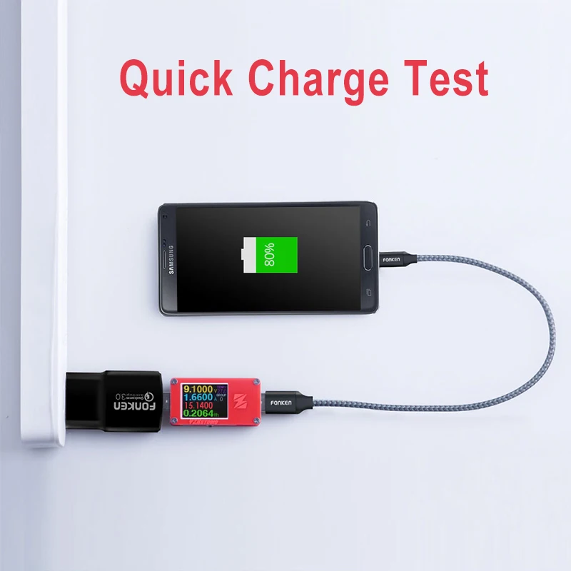 FONKEN 18 W شاحن سريع سريع تهمة QC3.0 2.0 للجوال هاتف لوحي USB شواحن العالمي المحمولة محول حائط