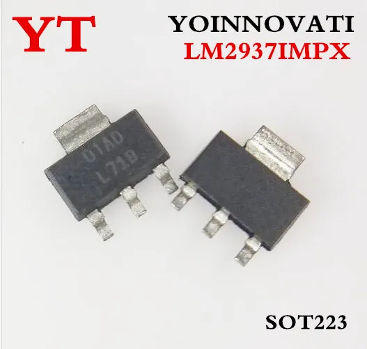 Free shipping 10PCS LM2937 LM2937IMPX LM2937IMPX 5.0 SOT 223 QUAD ...