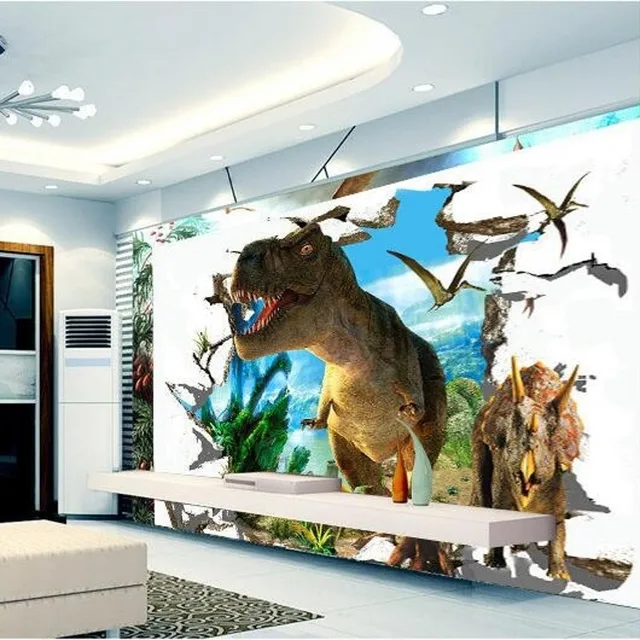 Beibehang 3d Wallpaper Custom Mural Dinosaurs Background Wall Painting Photokids Room Decor For Walls Beibehang 3d Wallpaper Custom Mural Dinosaurs Background Wall Painting Photokids Room Decor For Walls
