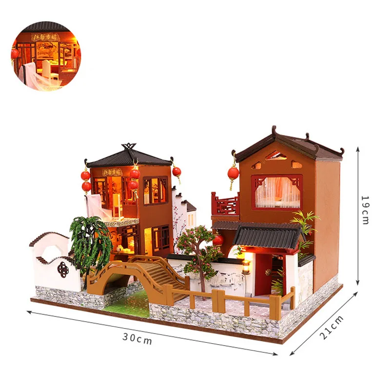 Poems & Dreams DIY 3D Miniature Dollhouse Kit