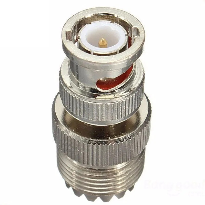 Mobile-Car-Radio-Two-Way-Radio-RF-Antenna-Adapter-UHF-Female-SO239-PL259-To-BNC-BNC