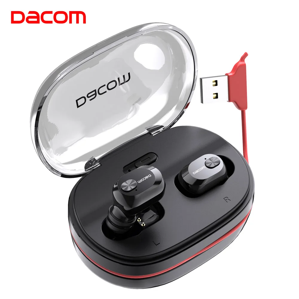 Comprar Auriculares inalámbricos Dacom K6H Pro TWS auténticos auriculares inalámbricos auriculares Bluetooth auriculares 5,0 Mini auriculares PK i12 i10 tws