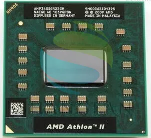 Процессор процессора ноутбука AMD Athlon II двухъядерный P340 AMP340SGR22GM P 340 мобильный(1 м кэш 2,2 ГГц) AMP340SGR22GM разъем S1/S1g4