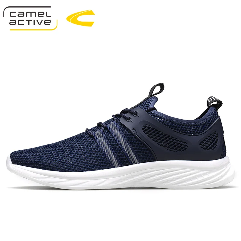 

Camel Active New Casual Shoes Men 2018 Summer Breathable Mesh Flats Shoes for Unisex Soft Lightweight Male Beach Shoes 18053
