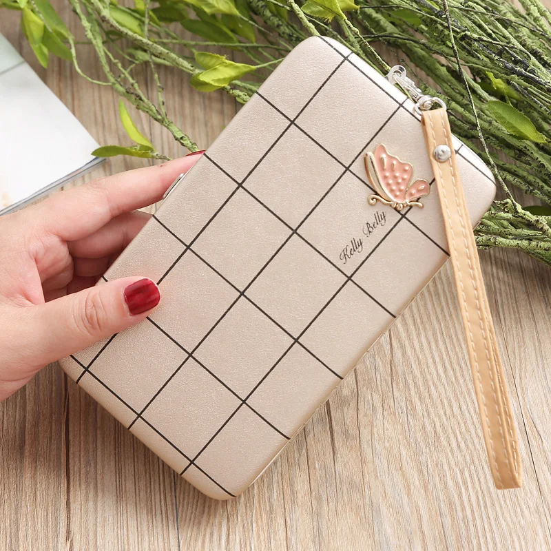 

PU Wallet Phone Case Cover Universal Card Holder Pouch Wallet factory wholesale Baellerry forever lady purse clutch wallet