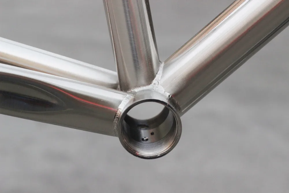 Excellent SEABORAD Reynolds 725 Steel Frame Heat Treatment Welding Fork Caliper Brake Road Bike 700C Classic Chrome Frameset Silver 12 Excellent SEABORAD Reynolds 725 Steel Frame Heat Treatment Welding Fork Caliper Brake Road Bike 700C Classic Chrome Frameset Silver 12