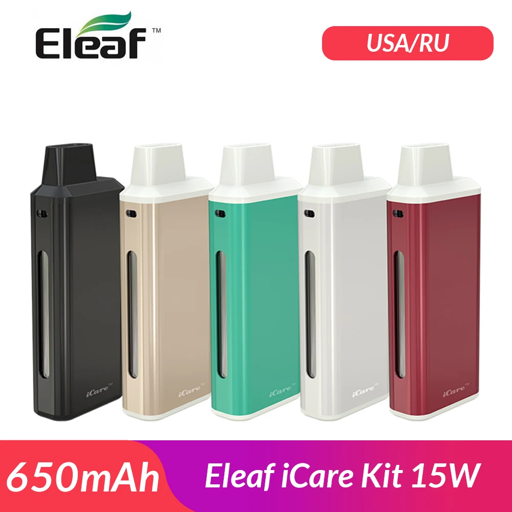 Оригинальный Eleaf набор iCare 15 Вт с собран в 650 мАч батарея + IC 1.1ohm головка катушки
