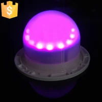 D120mm 5V 1A LED Lights IP65 3600mah Li-battery with remote control RGBW battery powered direct charge 24LEDs 20pcs/lot