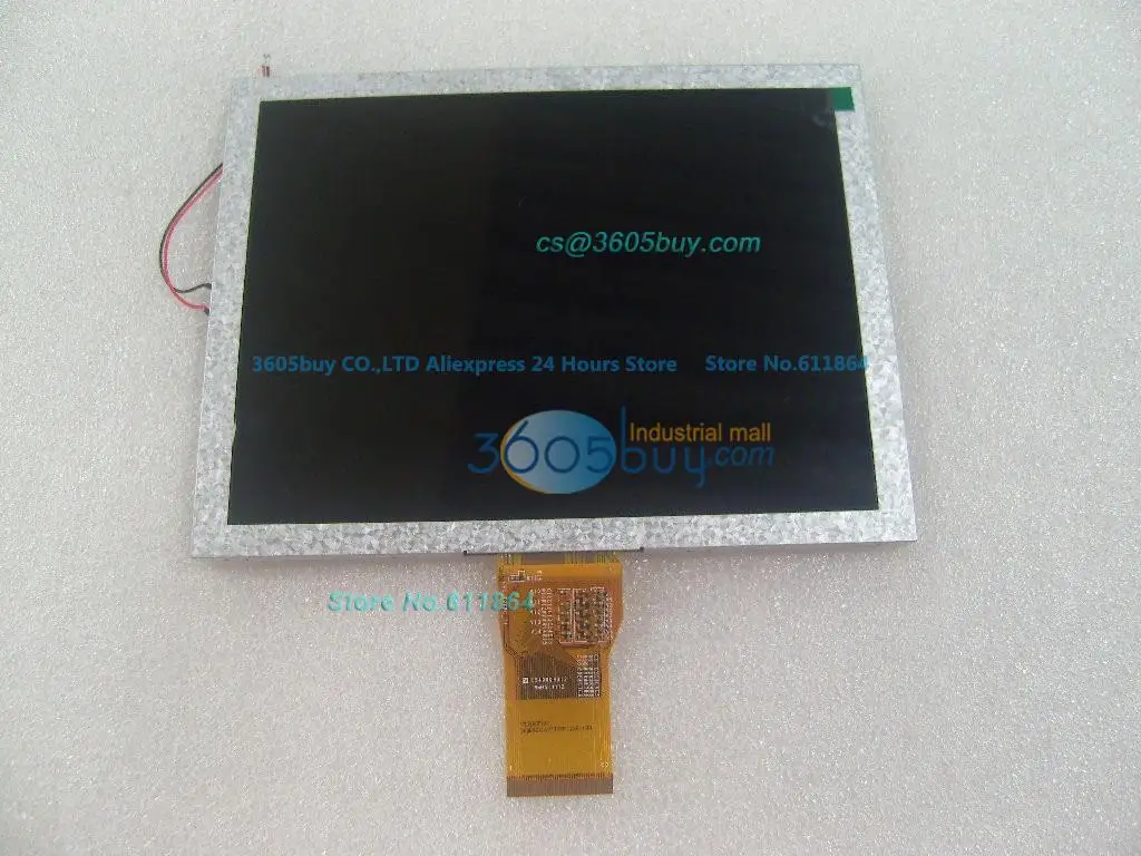 

8 inch LCD screen TL080SN100-0 1540009312 cable car navigation screen