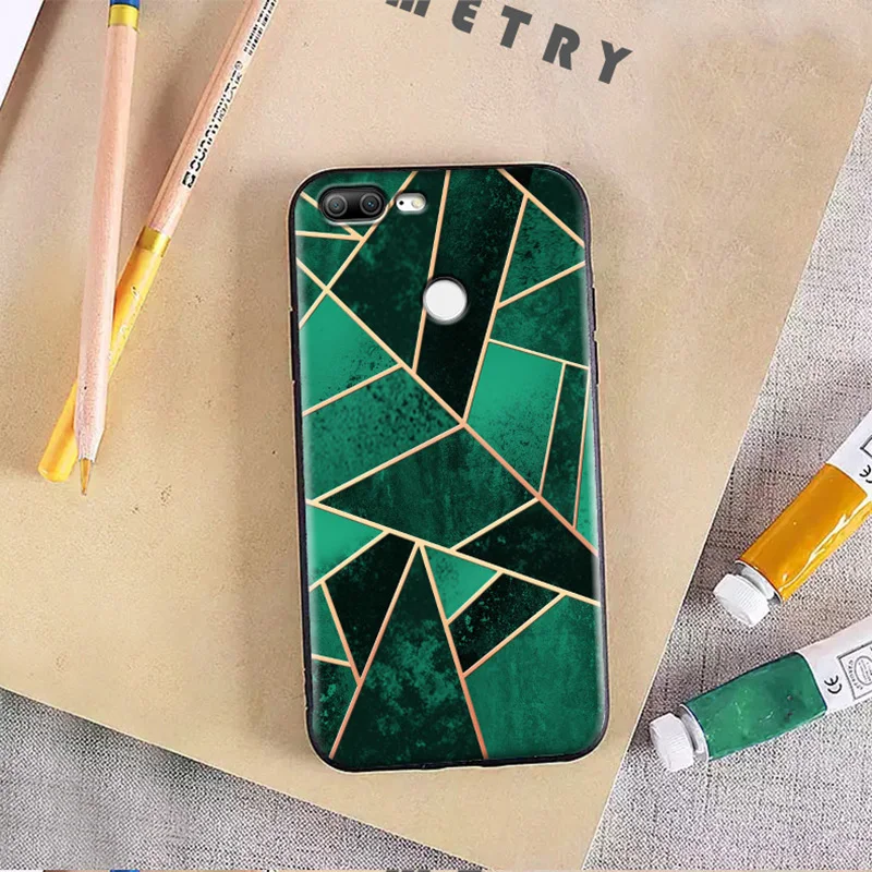 Geometric  silicone case honor 9 lite (4)