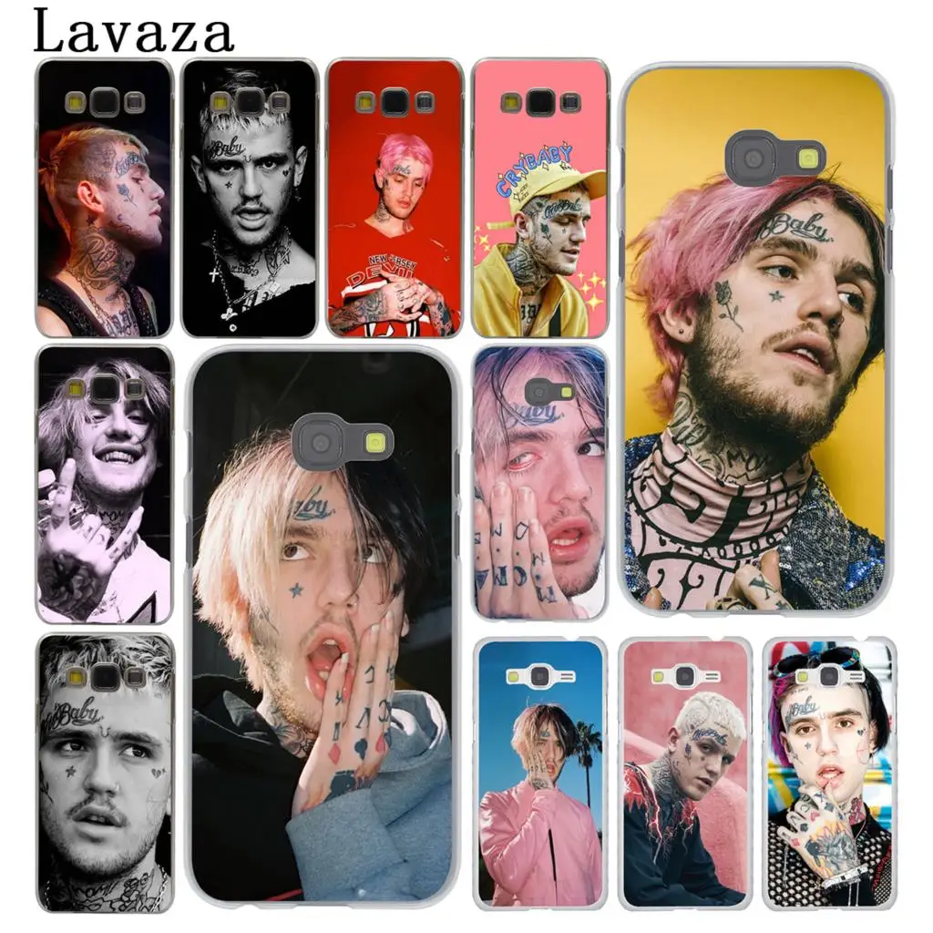 

Lavaza Lil Peep Lil Bo Peep Hard Phone Case Shell for Samsung Galaxy A3 A5 2017 A9 A8 A6 Plus 2018 Note 8 9 Cover