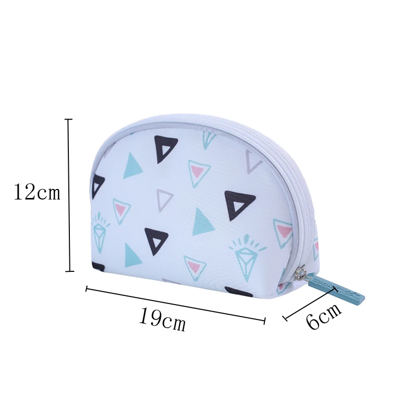 المحمولة البسيطة محفظة السفر غسل حقيبة أدوات الزينة الحلو الأزهار منظم حقيبة مستحضرات التجميل الجمال الحقيبة كيت ماكياج الحقيبة المكياج