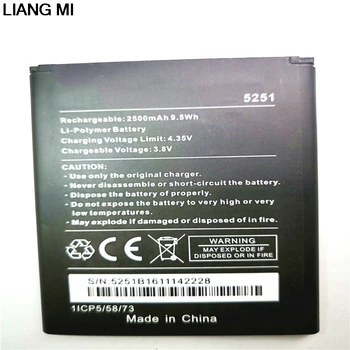

2500 mAh Replacement Battery Bateria Batterie For Wiko Pulp 3G 4G 5251 Cell Mobile Phone Batteries with phone stander for gift